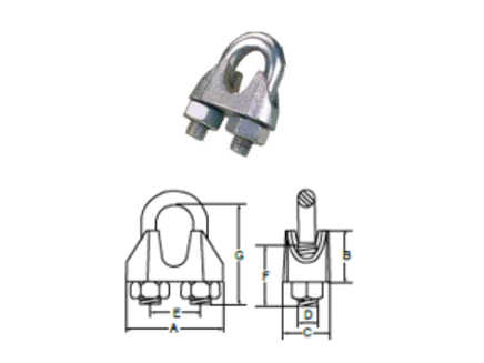 钢丝绳卡头/套环